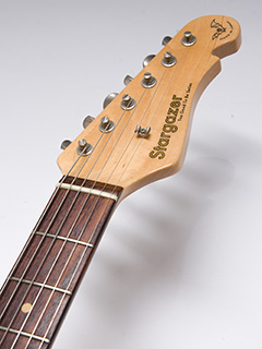 Sugi Stargazer Majora Aqua Timber & Klein Pickups ヘッド正面 サムネイル
