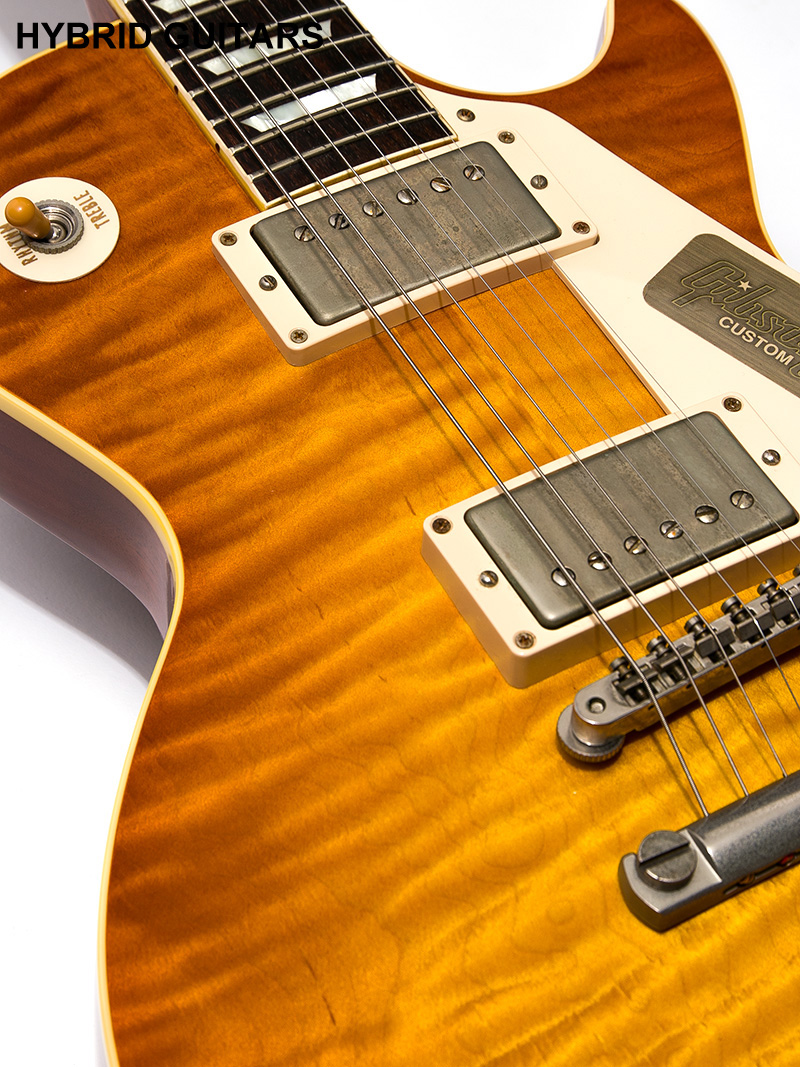 Gibson Custom Shop 1959 Les Paul Reissue Murphy Burst with Rolled Neck VOS BOTB page 90 2014 13