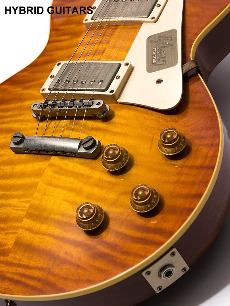 Gibson Custom Shop 1959 Les Paul Reissue Murphy Burst with Rolled Neck VOS BOTB page 90 2014 16