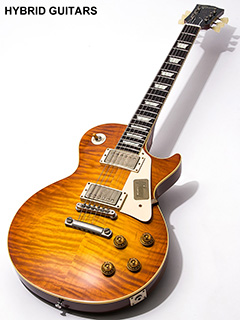 Gibson Custom Shop 1959 Les Paul Reissue Murphy Burst with Rolled Neck VOS BOTB page 90 2014 全体正面 サムネイル