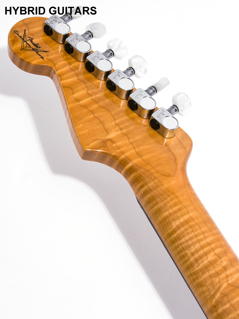 Fender Custom Shop American Custom Stratocaster 4A Quilt Trans Blue 2018 12