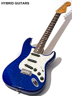 Fender Custom Shop American Custom Stratocaster 4A Quilt Trans Blue 2018 全体正面 サムネイル