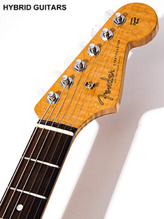 Fender Custom Shop American Custom Stratocaster 4A Quilt Trans Blue 2018 ヘッド正面 サムネイル