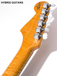 Fender Custom Shop American Custom Stratocaster 4A Quilt Trans Blue 2018 ヘッド裏面 サムネイル