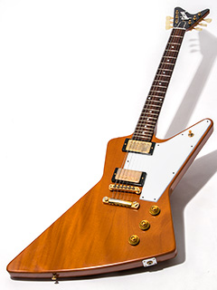 Gibson Custom Shop 1958 Mahogany Explorer Split V Head VOS Heavy Antique Natural 2019 全体正面 サムネイル