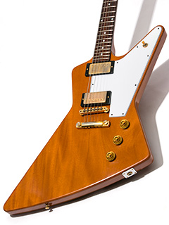 Gibson Custom Shop 1958 Mahogany Explorer Split V Head VOS Heavy Antique Natural 2019 ボディー正面 サムネイル