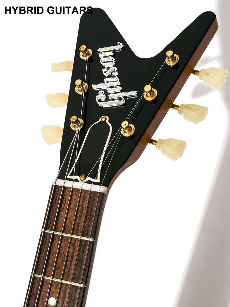 Gibson Custom Shop 1958 Mahogany Explorer Split V Head VOS Heavy Antique Natural 2019 5