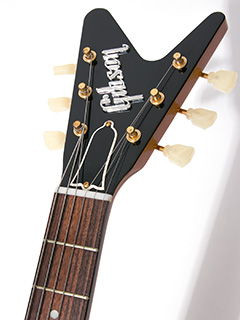 Gibson Custom Shop 1958 Mahogany Explorer Split V Head VOS Heavy Antique Natural 2019 ヘッド正面 サムネイル