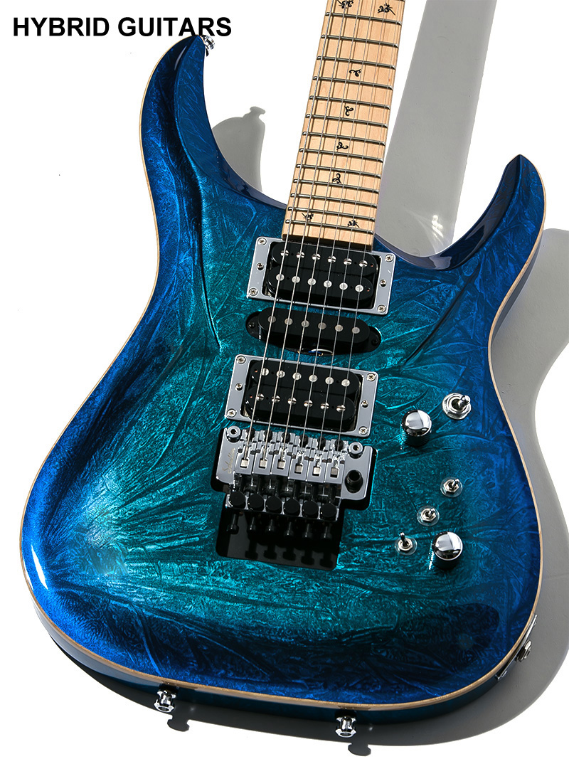 G-Life Guitars DSG Life-Ash Midnight Blue Moon 3