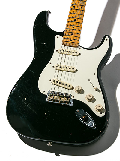 Fender Custom Shop Limited MBS 1956 Stratocaster Big-V Neck  & Lightweight Alder Relic Black Master Built by Todd Krause