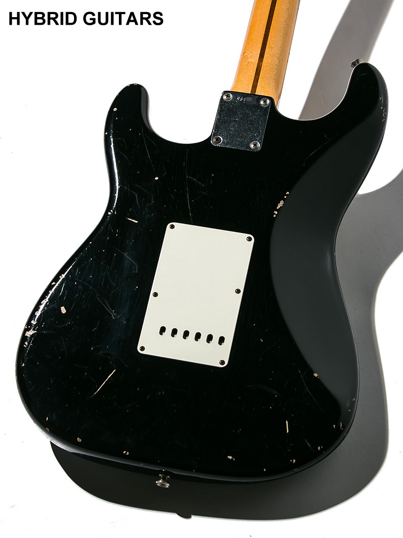 Fender Custom Shop Limited MBS 1956 Stratocaster Big-V Neck  & Lightweight Alder Relic Black Master Built by Todd Krause 4