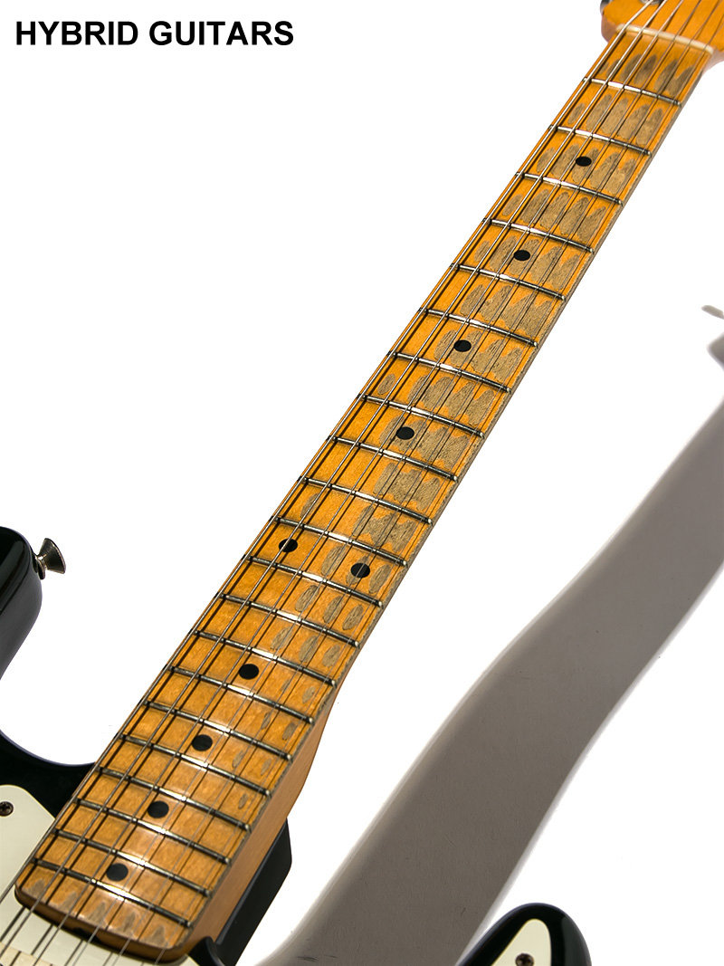 Fender Custom Shop Limited MBS 1956 Stratocaster Big-V Neck  & Lightweight Alder Relic Black Master Built by Todd Krause 7
