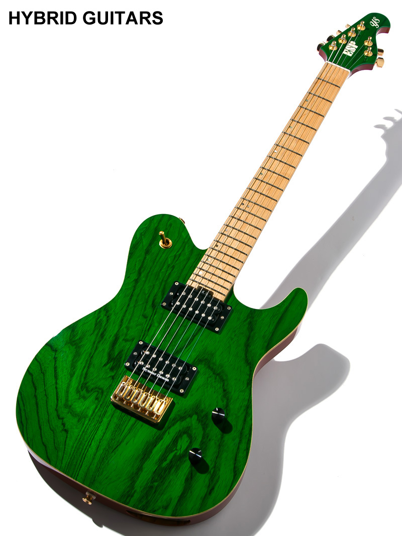 ESP Custom Order Telecaster Trans Green 1