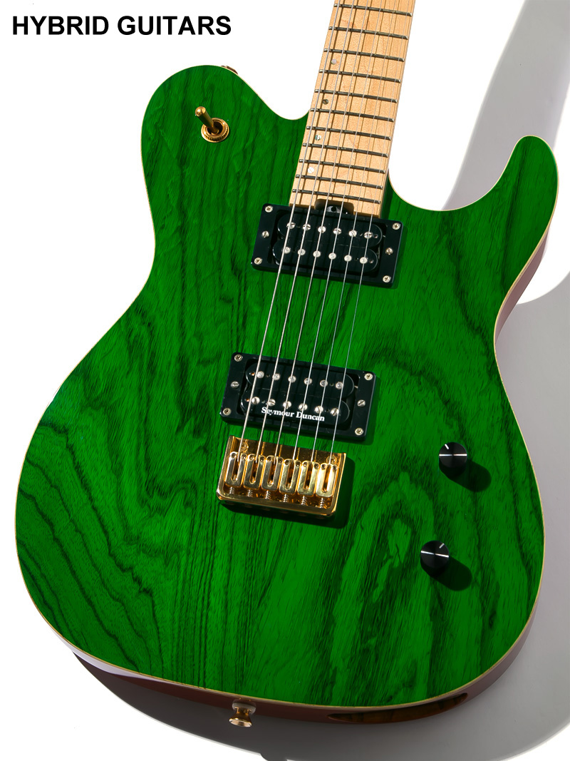 ESP Custom Order Telecaster Trans Green 3