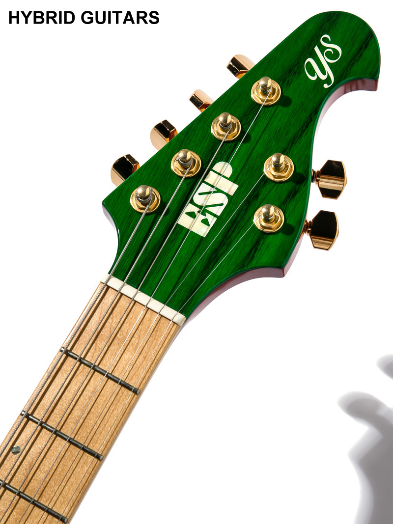 ESP Custom Order Telecaster Trans Green 2012 中古｜ギター買取の 