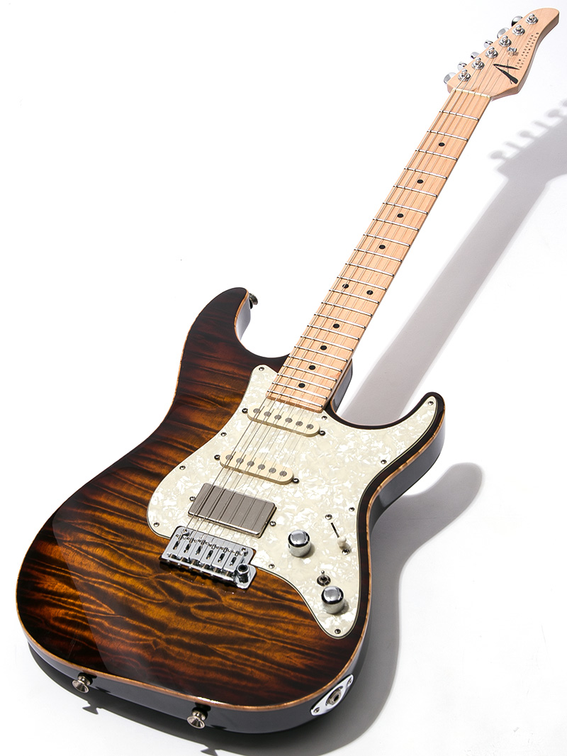 Tom Anderson Drop Top Classic Tiger Eye Burst 2014 1