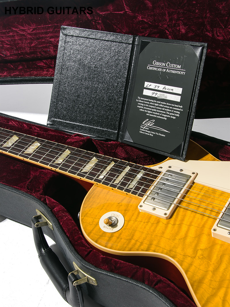 Gibson Custom Shop Historic Collection 1959 Les Paul Standard Reissue Lemon Burst 2009 16