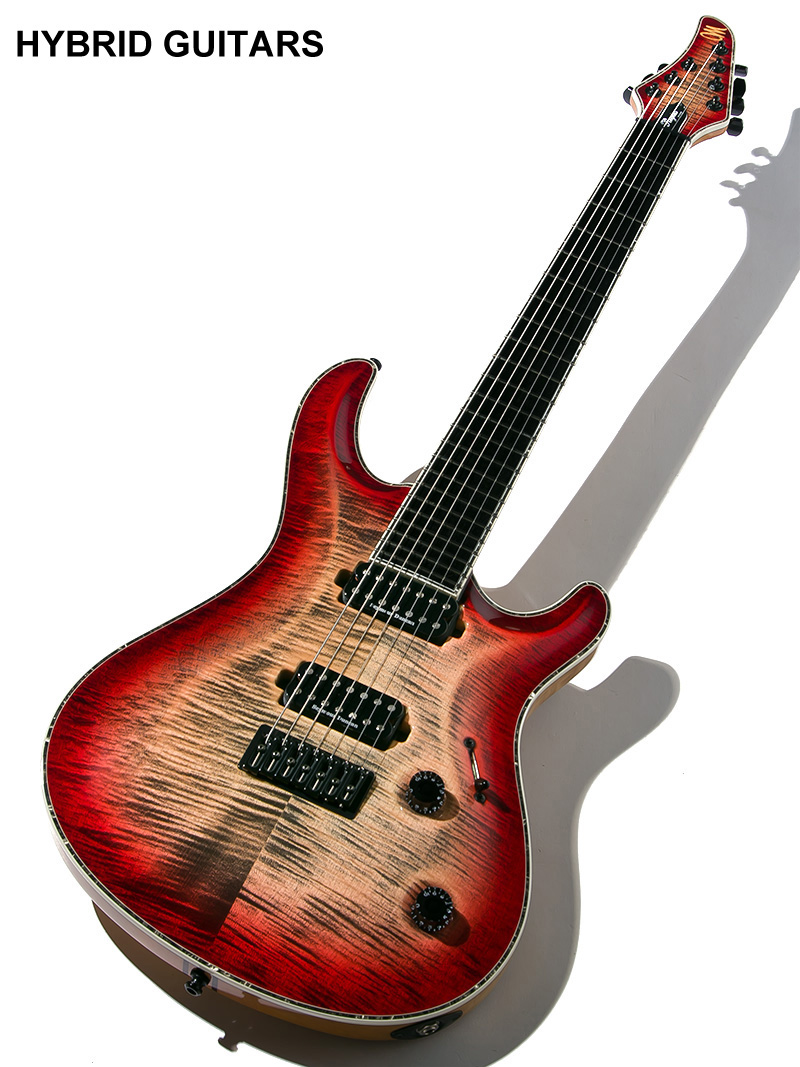 Mayones REGIUS CORE 7 Jeans Black Red Burst 1