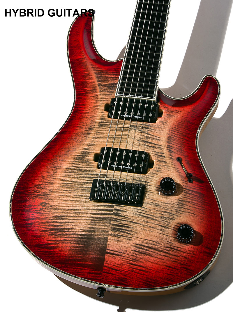 Mayones REGIUS CORE 7 Jeans Black Red Burst 3