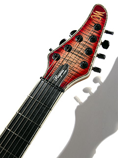 Mayones REGIUS CORE 7 Jeans Black Red Burst ヘッド正面 サムネイル
