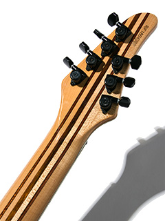 Mayones REGIUS CORE 7 Jeans Black Red Burst ヘッド裏面 サムネイル