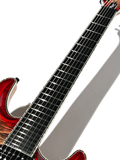 Mayones REGIUS CORE 7 Jeans Black Red Burst 指板 サムネイル