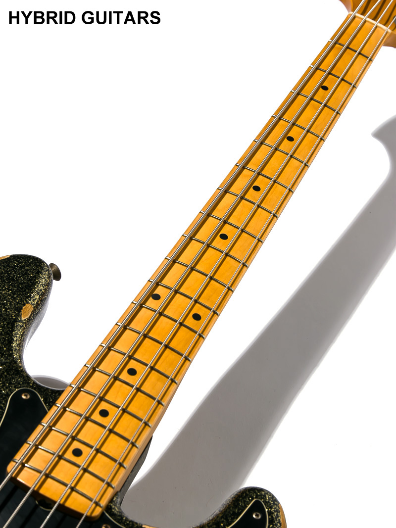 Fender Custom Shop J Signature Precision Bass Heavy Relic Black Gold Master Built by GREG FESSLER 2020 7
