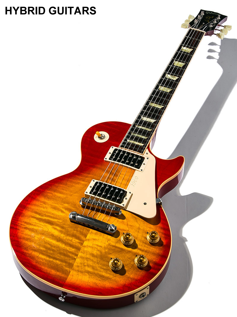 Gibson Les Paul Classic Plus Cherry Sunburst  Les Paul Model Logo 1993 1