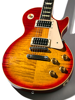 Gibson Les Paul Classic Plus Cherry Sunburst  Les Paul Model Logo 1993 ボディー正面 サムネイル