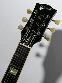 Gibson Les Paul Classic Plus Cherry Sunburst  Les Paul Model Logo 1993 ヘッド正面 サムネイル