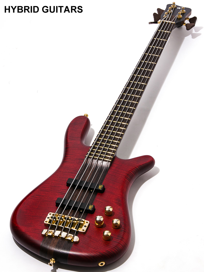 Warwick Custom Shop Masterbuilt Streamer Stage I Burgandy Red 2015 1