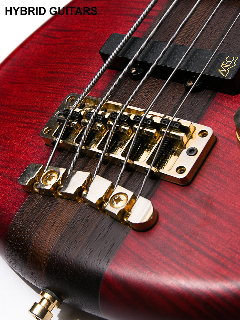 Warwick Custom Shop Masterbuilt Streamer Stage I Burgandy Red 2015 10