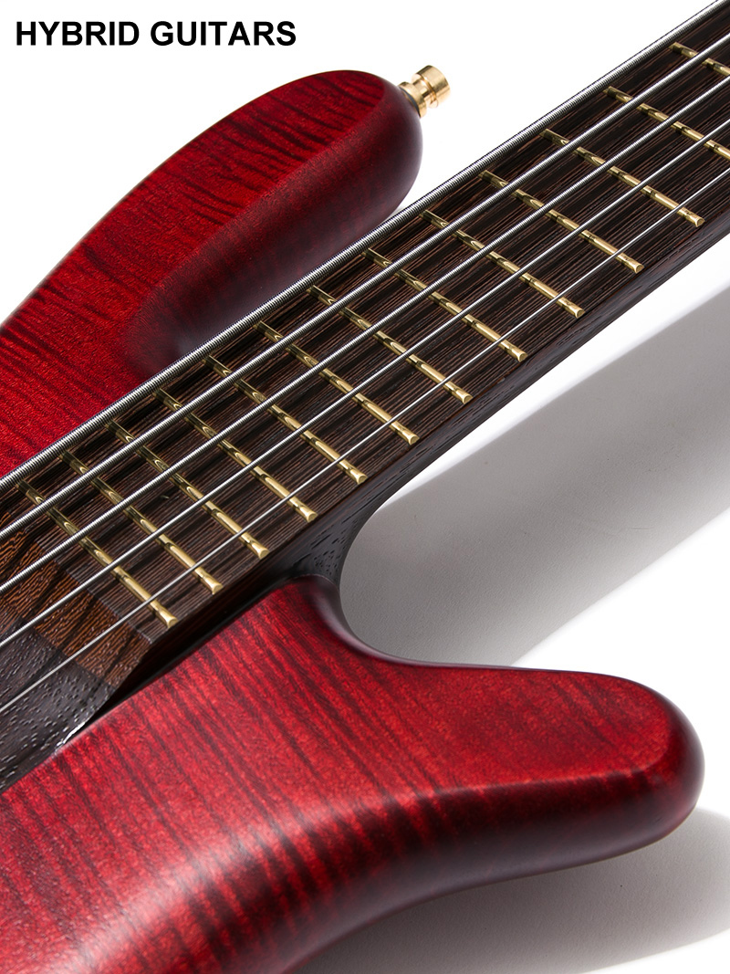 Warwick Custom Shop Masterbuilt Streamer Stage I Burgandy Red 2015 11