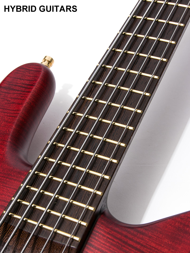 Warwick Custom Shop Masterbuilt Streamer Stage I Burgandy Red 2015 15