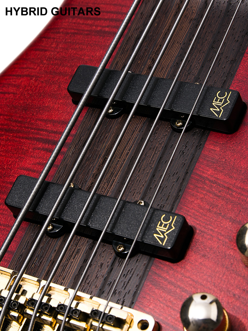 Warwick Custom Shop Masterbuilt Streamer Stage I Burgandy Red 2015 9