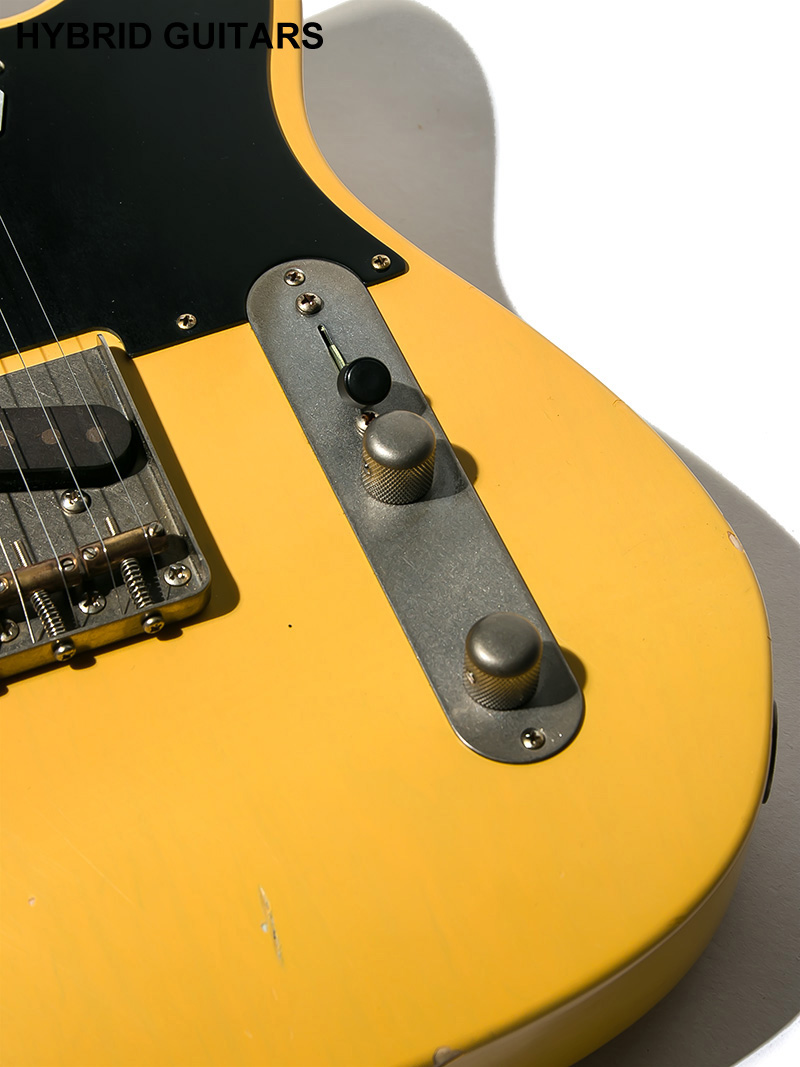 Nash Guitars T52 Charlie Christian Tele Aged Butter Scotch Blond 2019 10
