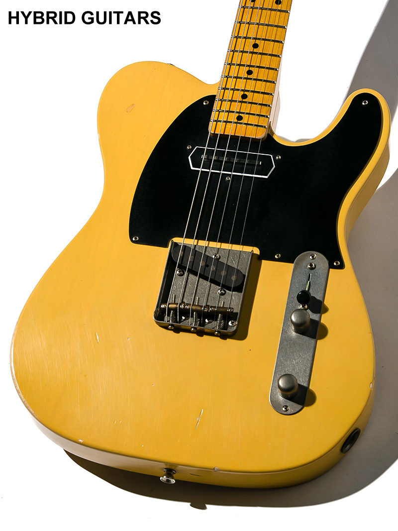 Nash Guitars T52 Charlie Christian Tele Aged Butter Scotch Blond 2019 3