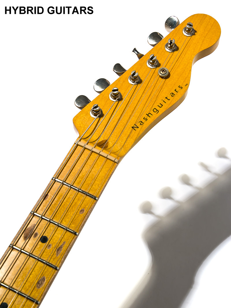 Nash Guitars T52 Charlie Christian Tele Aged Butter Scotch Blond 2019 5