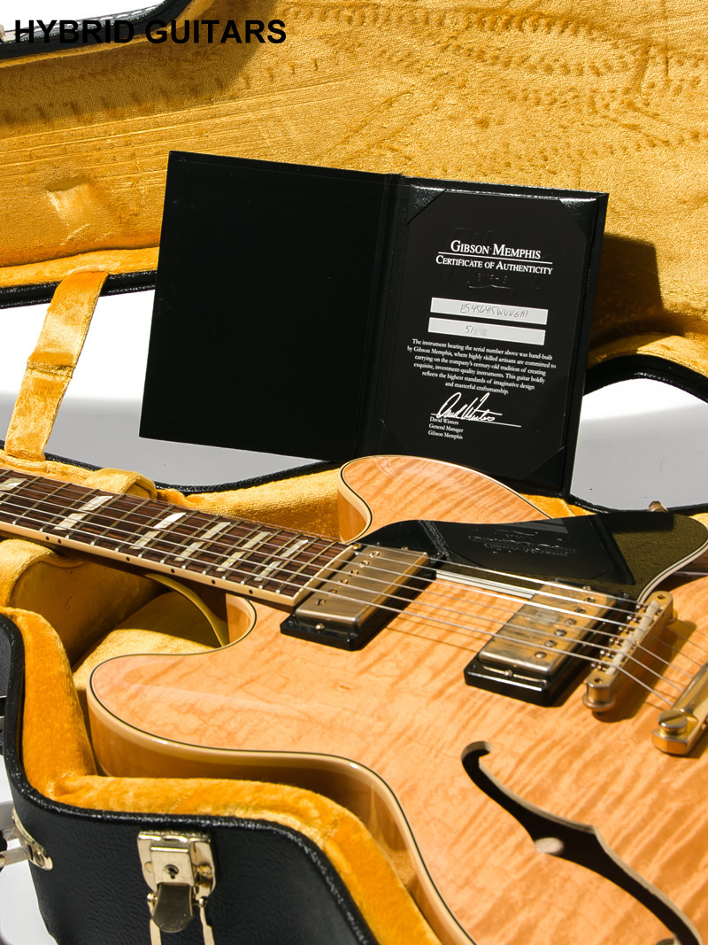 Gibson Memphis Historic '64 ES-345TDN Non Varitone Figured VOS Natural 2015 12