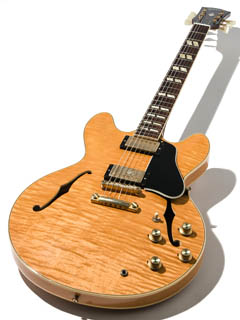 Gibson Memphis Historic '64 ES-345TDN Non Varitone Figured VOS Natural 2015 全体正面 サムネイル