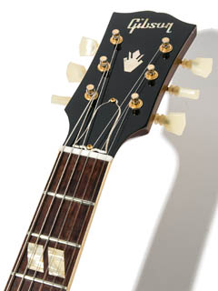 Gibson Memphis Historic '64 ES-345TDN Non Varitone Figured VOS Natural 2015 ヘッド正面 サムネイル