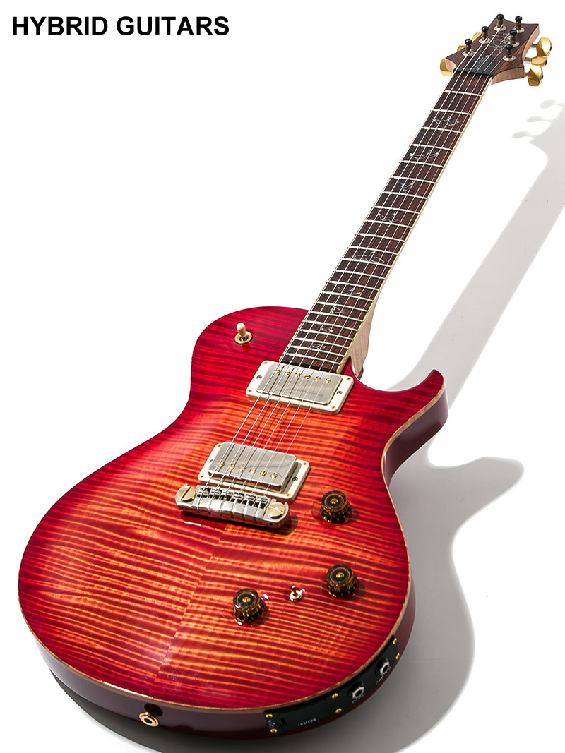 Paul Reed Smith(PRS) P245 Limited Wood Library 10Top with Piezo  Blood Orange 2015 1
