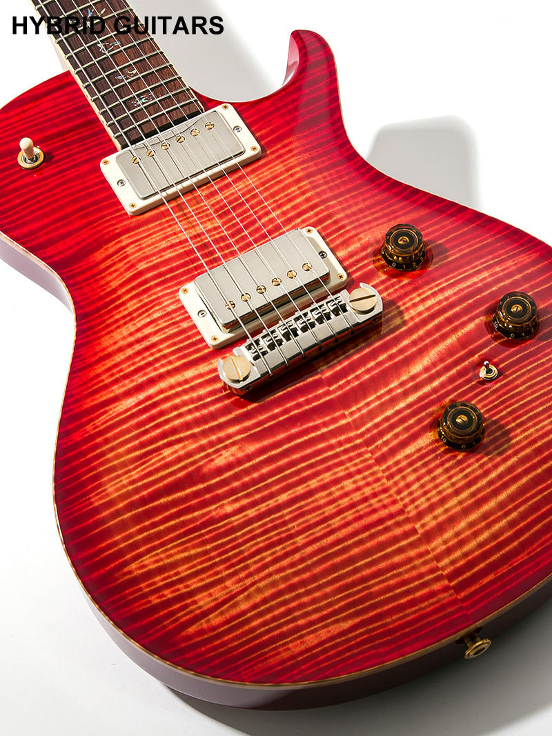 Paul Reed Smith(PRS) P245 Limited Wood Library 10Top with Piezo  Blood Orange 2015 10