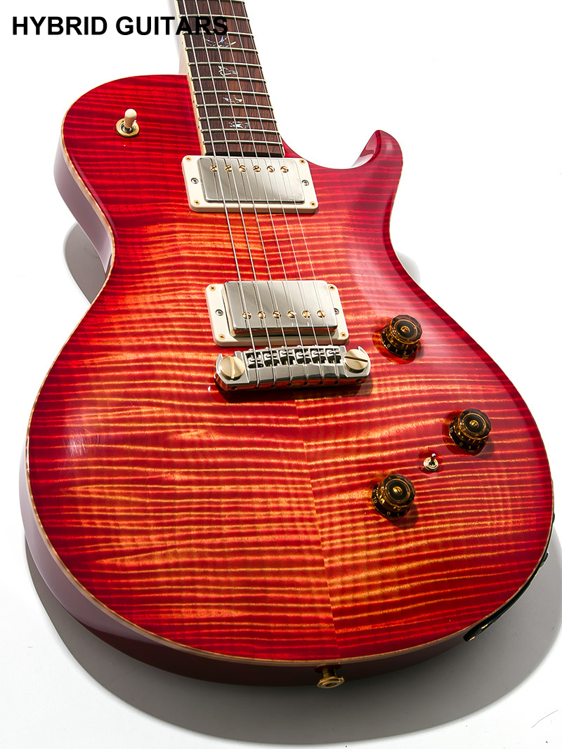Paul Reed Smith(PRS) P245 Limited Wood Library 10Top with Piezo  Blood Orange 2015 12