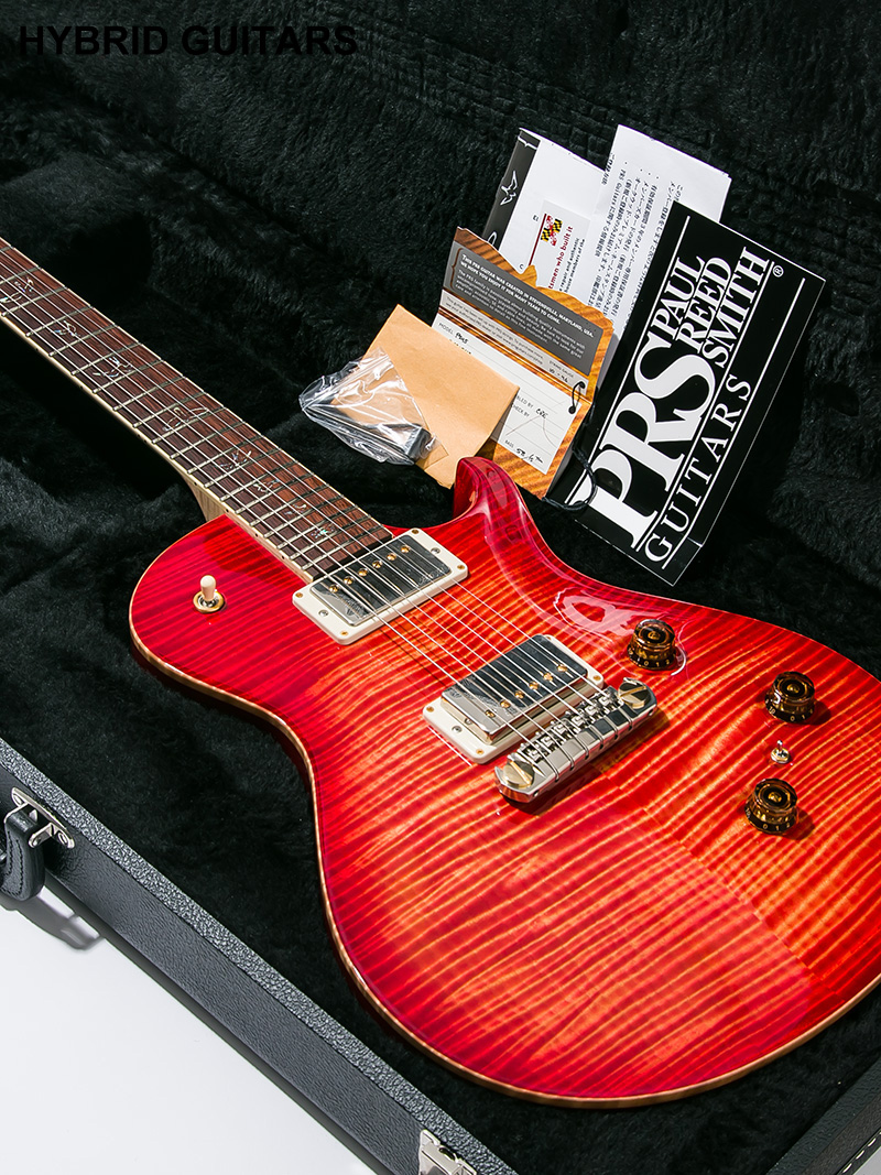 Paul Reed Smith(PRS) P245 Limited Wood Library 10Top with Piezo  Blood Orange 2015 14