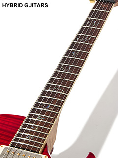 Paul Reed Smith(PRS) P245 Limited Wood Library 10Top with Piezo  Blood Orange 2015 指板 サムネイル