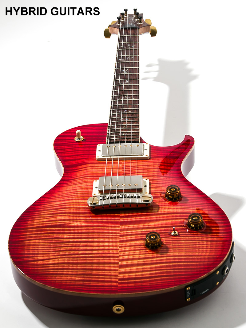Paul Reed Smith(PRS) P245 Limited Wood Library 10Top with Piezo  Blood Orange 2015 9