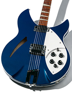 Rickenbacker 360 V64 Midnight Blue 2001 ボディー正面 サムネイル