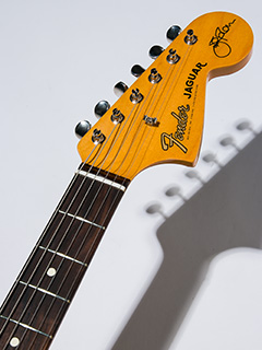 Fender USA Johnny Marr Jaguar Lake Placid Blue 2018 ヘッド正面 サムネイル
