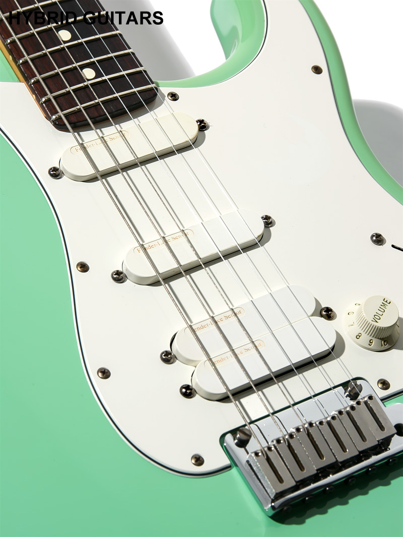 Fender USA Jeff Beck Stratocaster Lace Sensor GOLD SSH Surf Green 2000 11